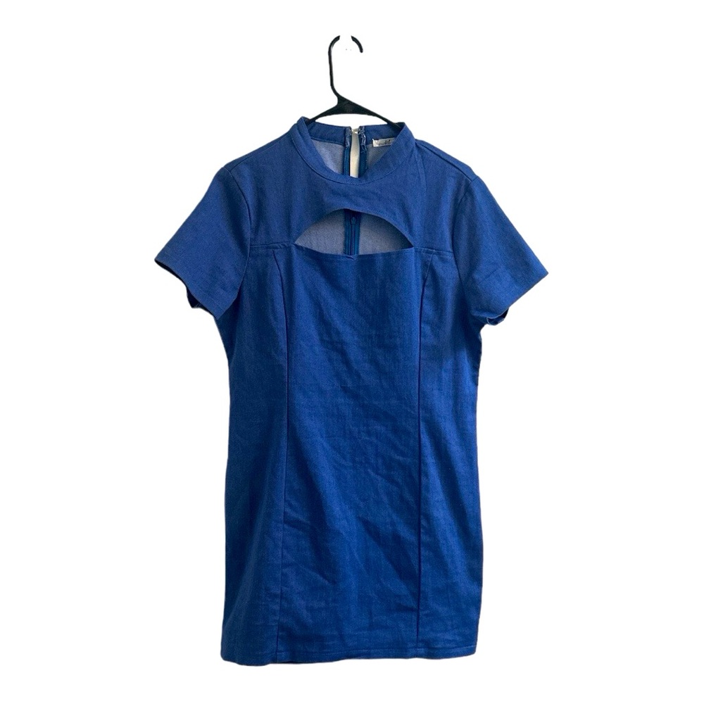 Plus Size Jean Short Sleeve‎ Dress Size 2XL